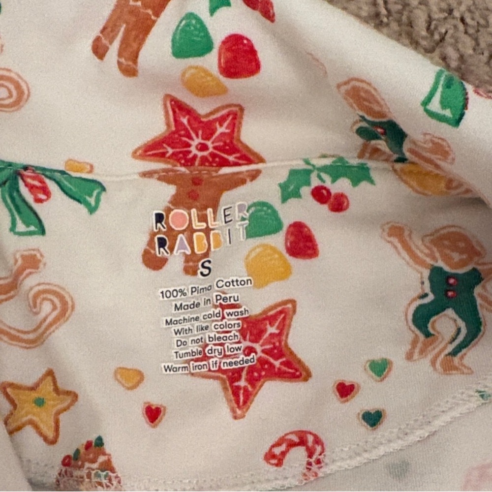 Roller Rabbit Gingerbread Party Pajama - Picture 4 of 5